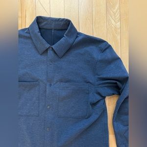 Lululemon - Mens - Soft Knit Overshirt *French Terry - Blue, Small